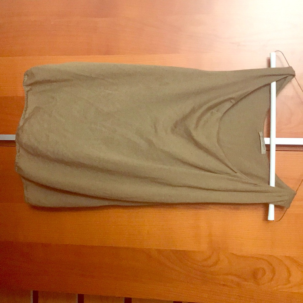 Bottega Veneta Gold-Brown Sleeveless Top